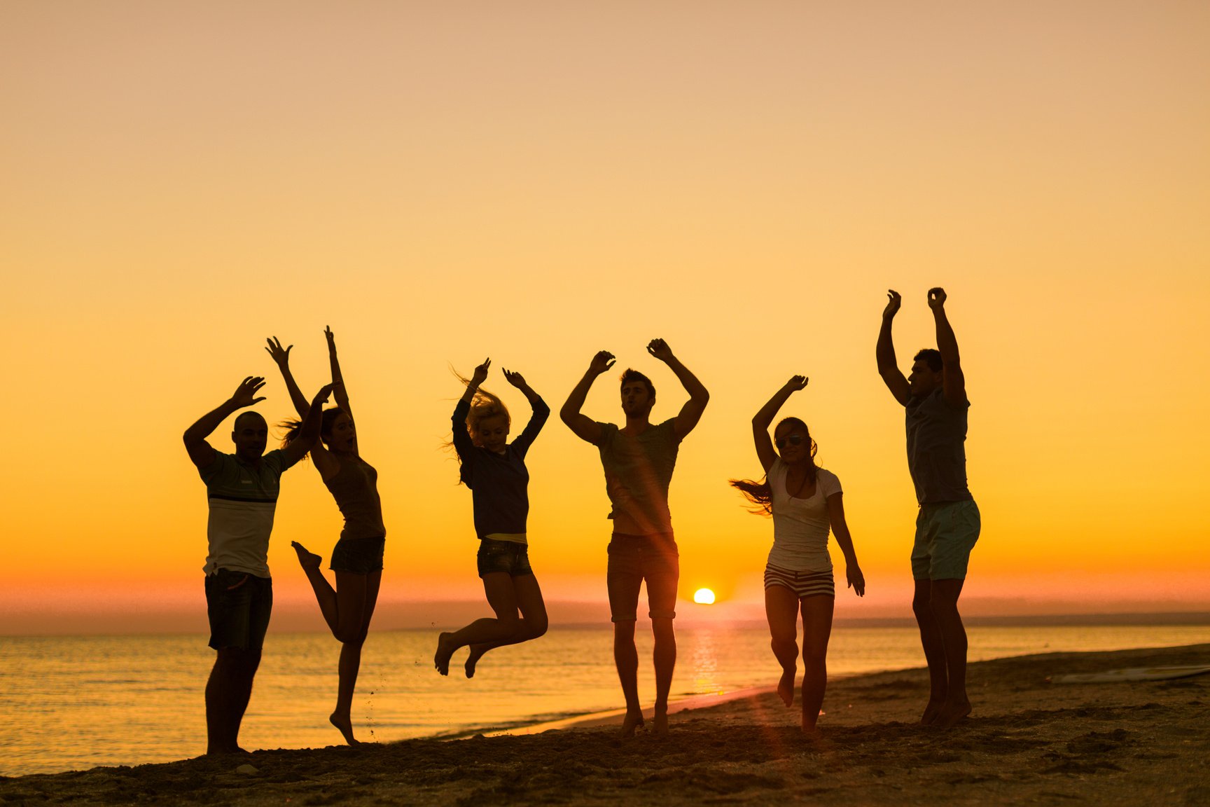 Friends at the Beach